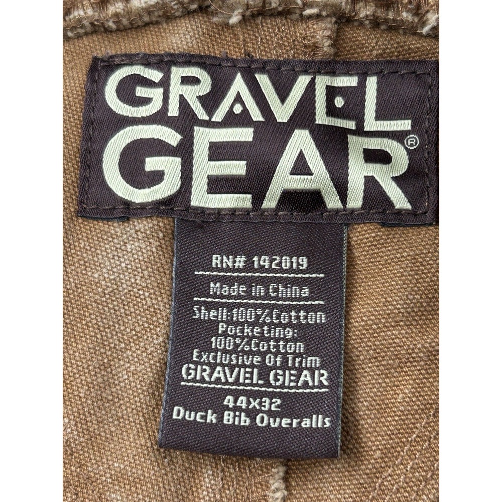 Gravel Gear Duck Bibs DoubleKnee Quality Carpenter Overalls Heavy-duty 44x32‎ - Picture 6 of 14